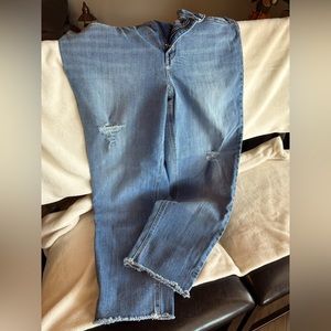 Maurice Boyfriend jeans. Size 14 short.